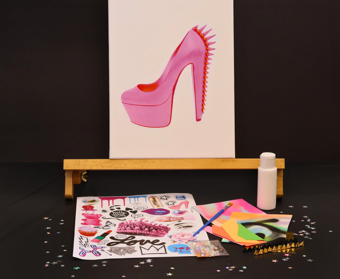 Collage Kit (Pink Heel)