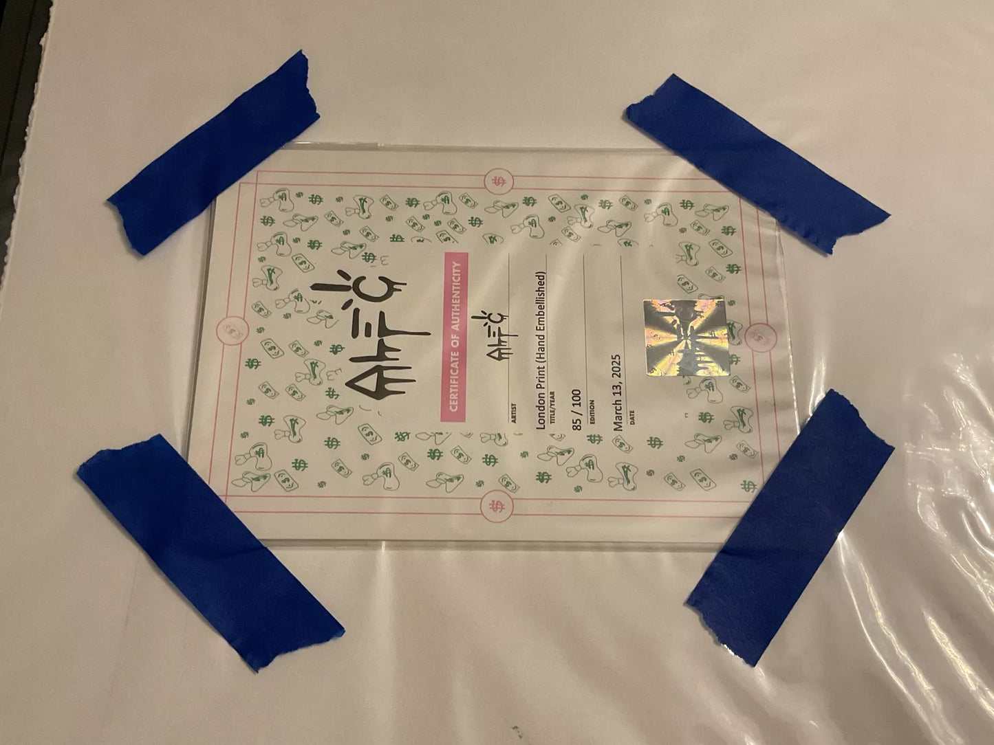 London Money Bags (Hand Finished 2025)